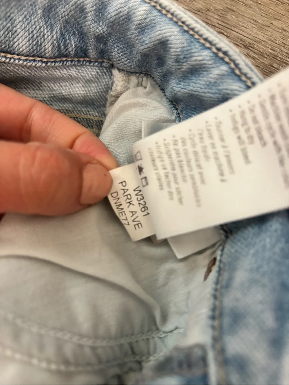PAIGE Cindy Park Ave Light Blue High-Rise Straight Jeans size 27